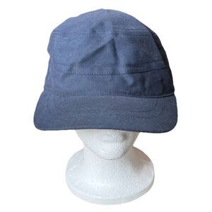 Sterkowski Patrol Cap 100% Cotton Blue Flat Hat Made In Poland XXL Unisex Retro
